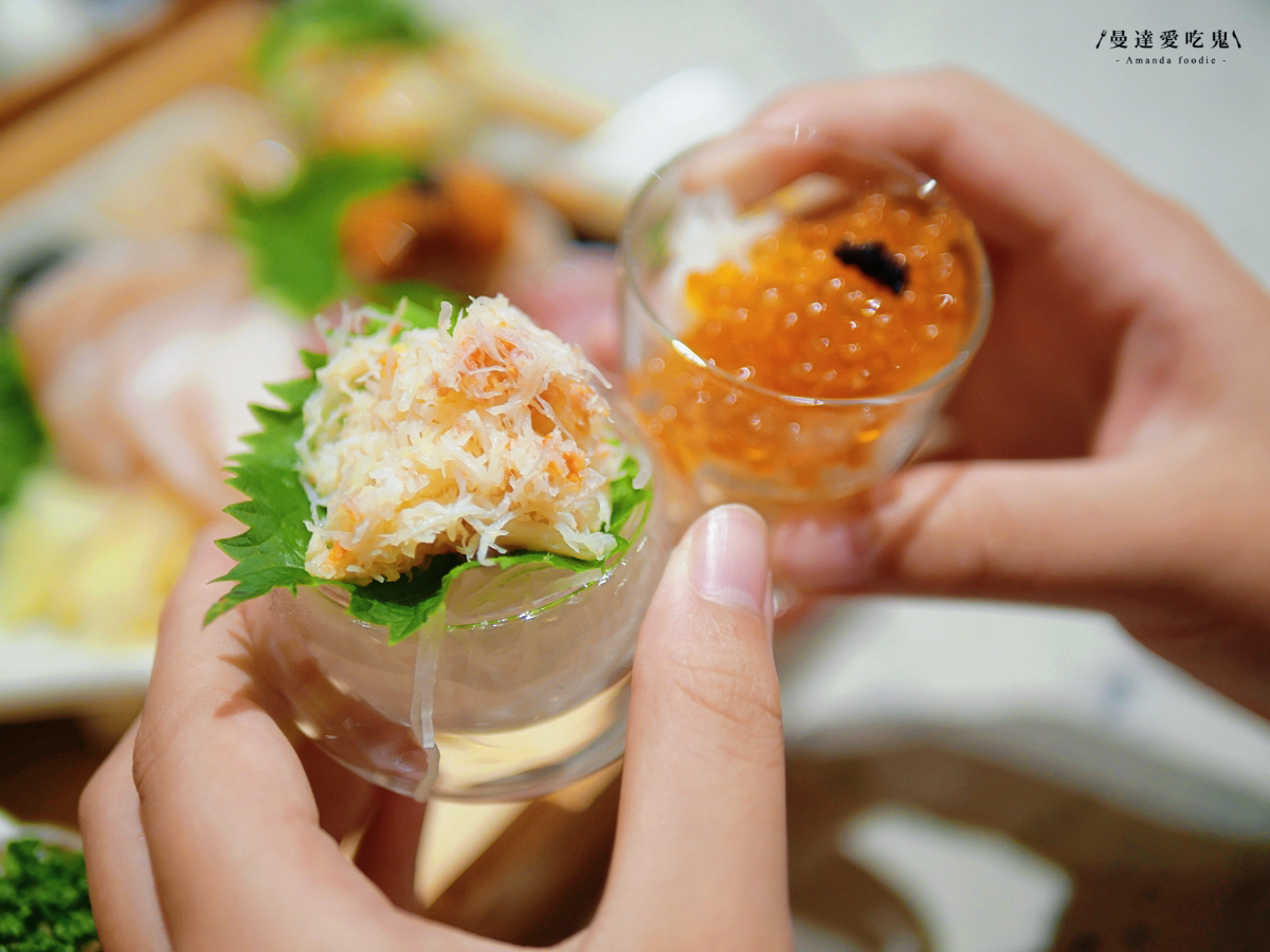 這絕對是我吃過最澎湃的日料雙人套餐「椿椛和食」兼具視覺與味覺的雙重饗宴,彷彿秒飛東京穿越啦!嘉義日料推薦|嘉義約會推薦 - 第14張圖