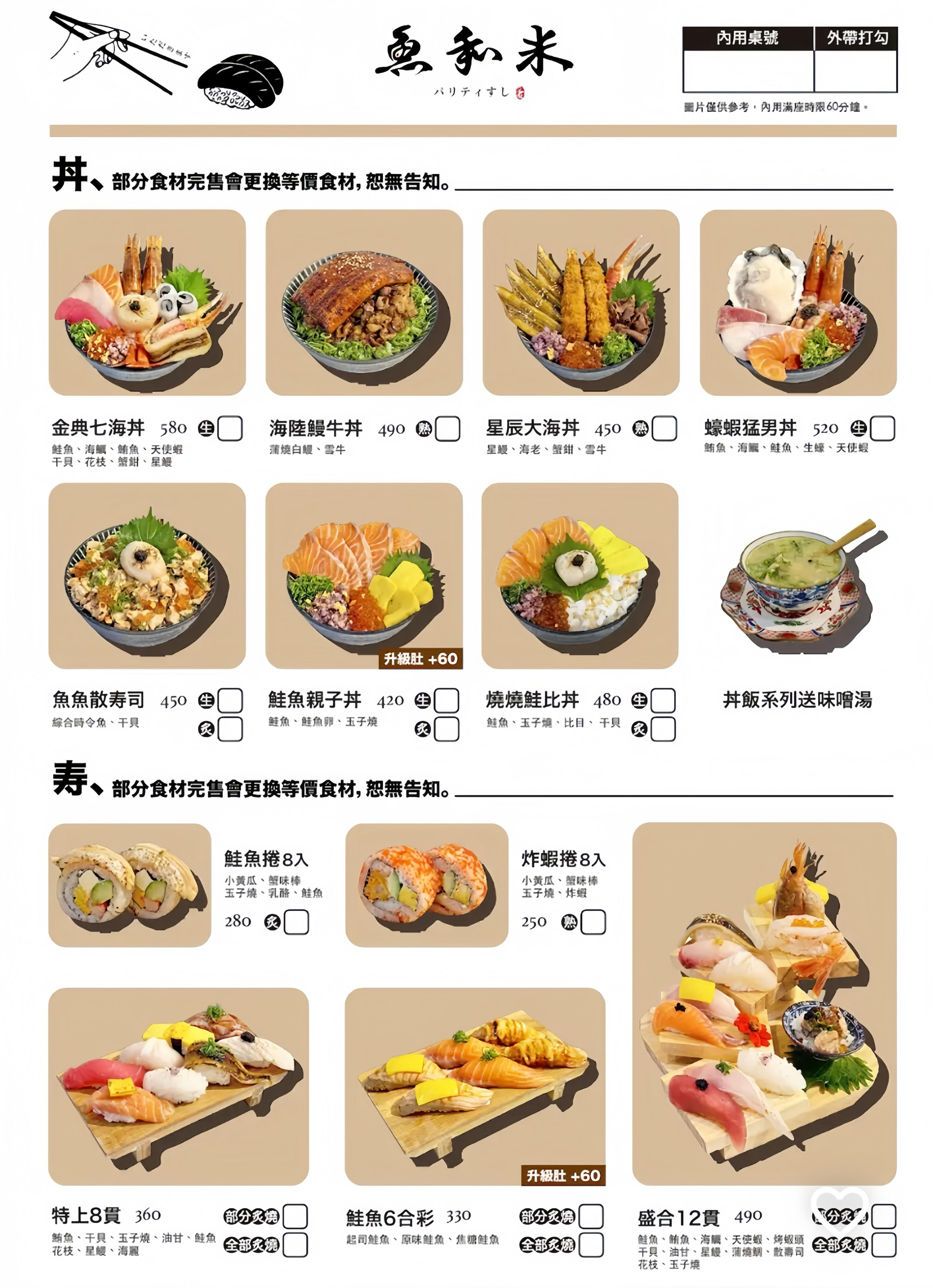 成功搖出布丁免費吃!高人氣日料小店「魚和米壽司豐原店」澎湃丼飯、創意壽司好滿足!豐原美食推薦|台中美食推薦 - 第9張圖