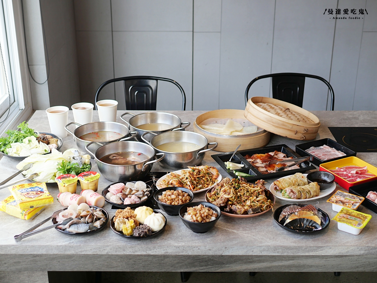 火鍋控注意！在鍋物吃到飽餐廳也能品嚐到銷魂烤鴨「覓 ‧ 鍋物」不收服務費還附設免費停車場超加分！沙鹿美食推薦｜台中美食推薦