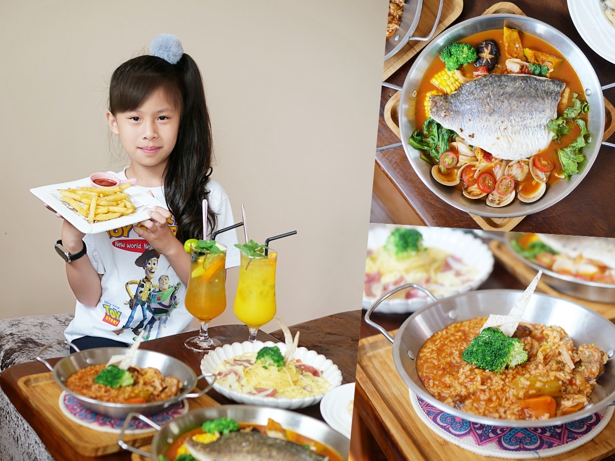 新店報報！隱藏於鄉野間的質感料理「小洋房-義式餐廳」義大利麵、燉飯與鱸魚料理一次滿足！安定美食推薦｜台南聚餐推薦