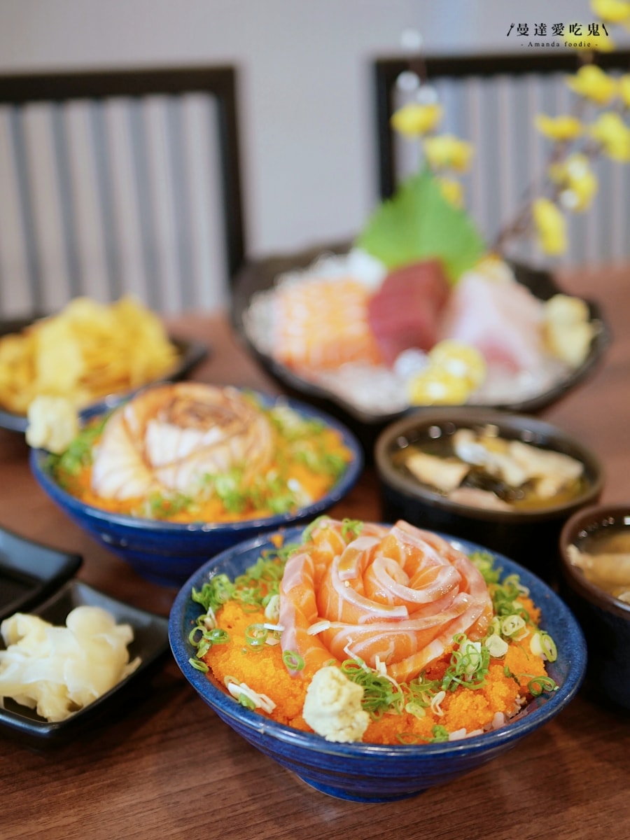日料店新增自助吧整個大加分「纓風壽司永康店」期間限定玫瑰花丼超吸睛，營業到半夜12點很可以！永康美食推薦｜台南日料推薦