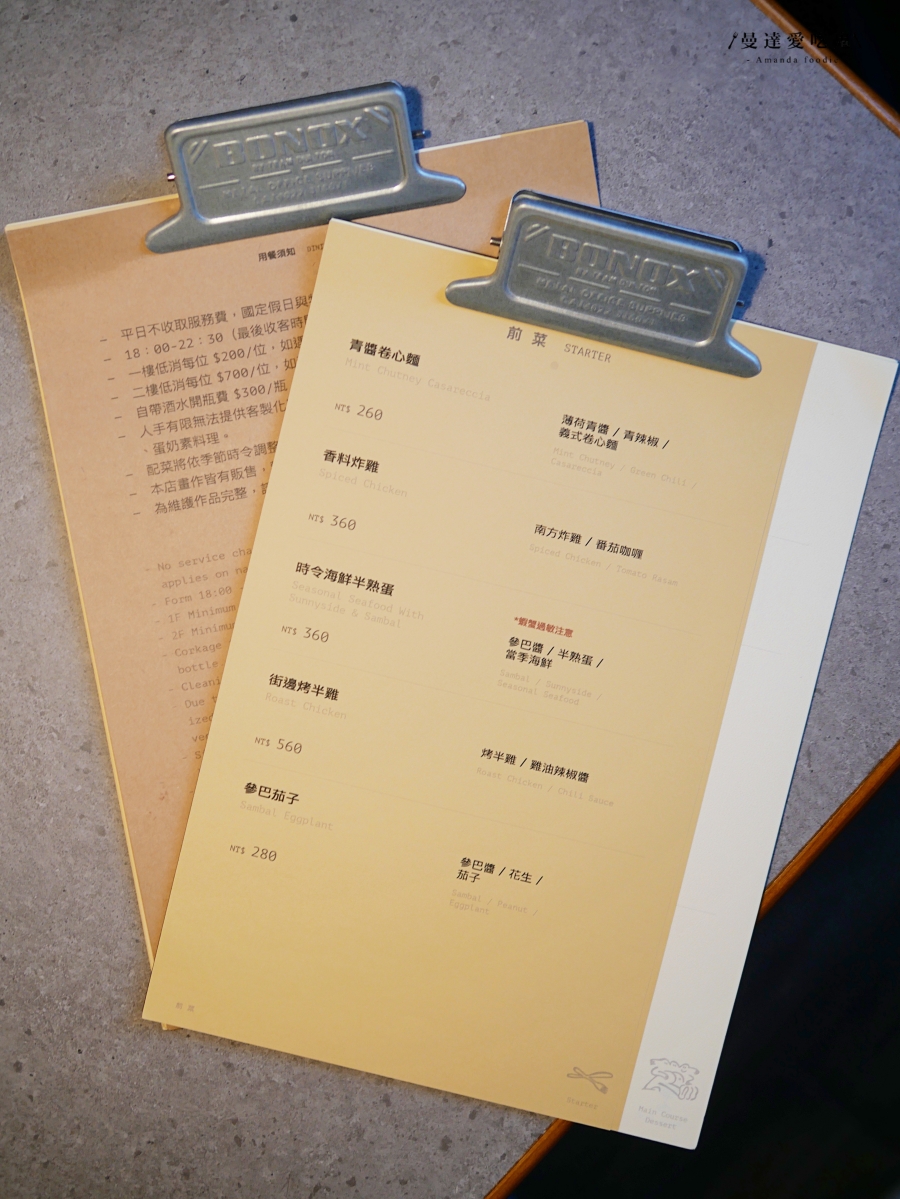 藏身巷弄的人氣南洋餐酒館「飽肚_baodu」參巴醬、街邊烤半雞、印度甜甜圈，道道都讓人驚艷！台南東區美食｜台南聚餐推薦