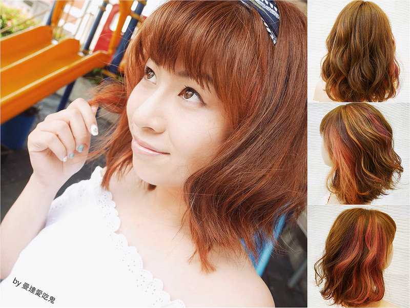 【台中美髮】HAPPY HAIR(大里店)。正咩巧手設計師 Nina 推薦。夏日俏麗粉紅髮大變身！